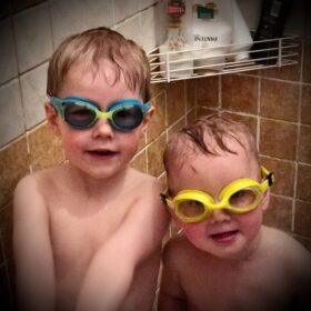 Boys shower